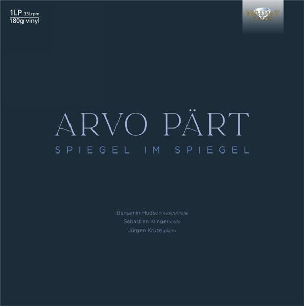 Arvo Pärt: Spiegel im Spiegel (LP) - Front Cover