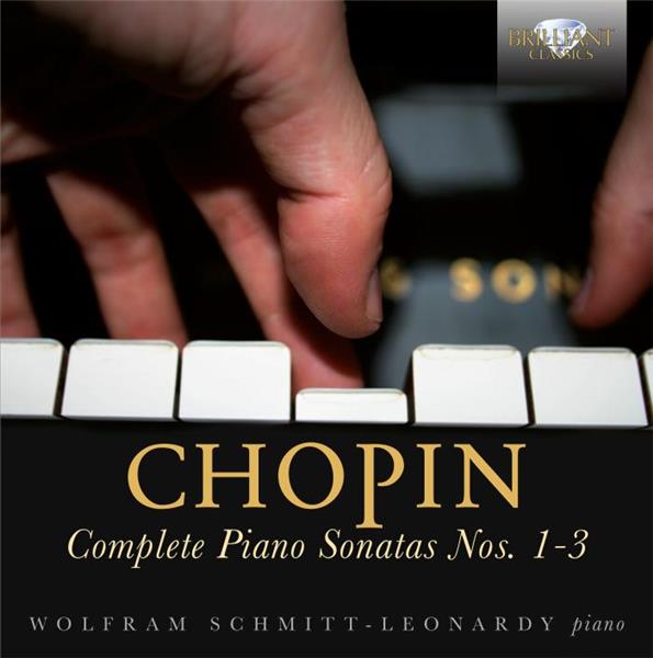 Chopin : Sonates pour piano numéros 1 à 3 - Front Cover