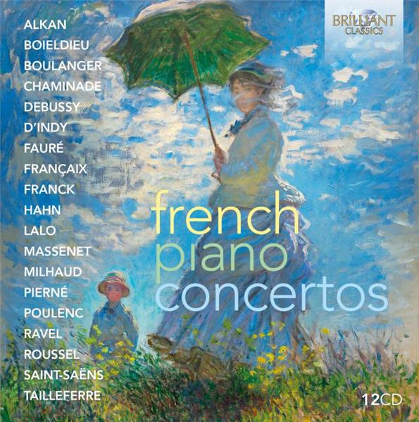 French Piano Concertos Coffret - Front Cover