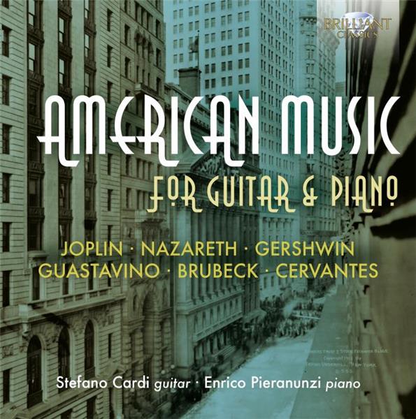 Musique américaine pour guitare et piano - Front Cover