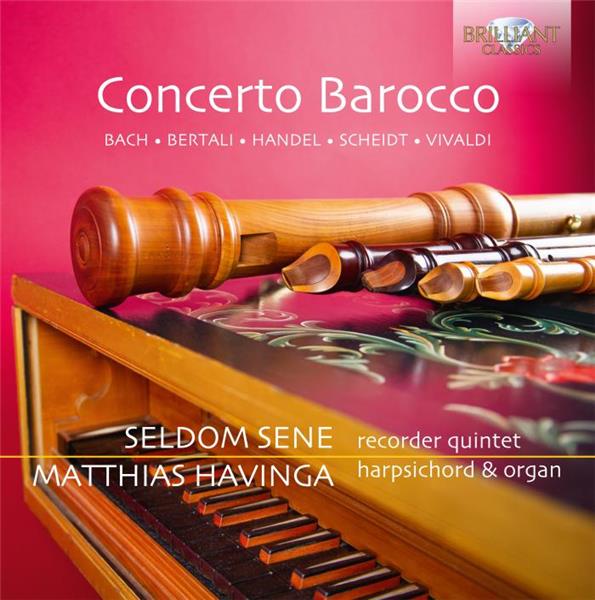 Concerto Barocco Transcriptions pour quintette de flûtes à bec et continuo - Front Cover