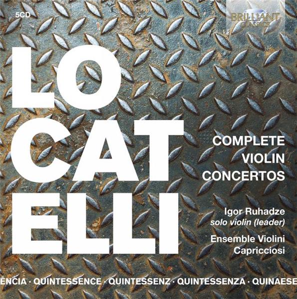 Locatelli : Intégrale des concertos pour violon - Front Cover