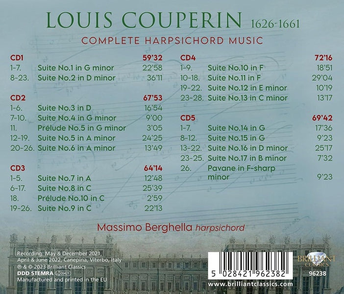 Intégrale de la musique pour clavecin - Front Cover