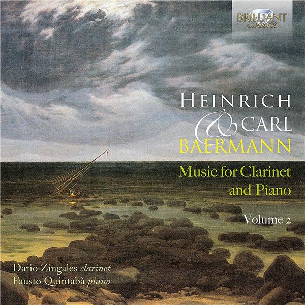 H - & C - Baermann : Musique pour clarinette et piano, vol. 2 - Zingales, Quintaba - Front Cover