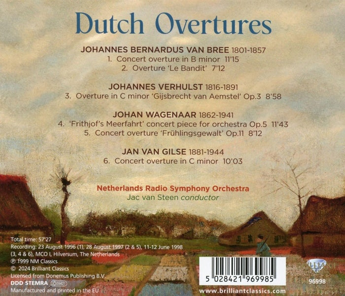 Dutch Overtures - Front Cover