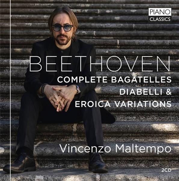 Beethoven : intégrale des bagatelles - variations Diabelli et eroica. Maltempo. - Front Cover