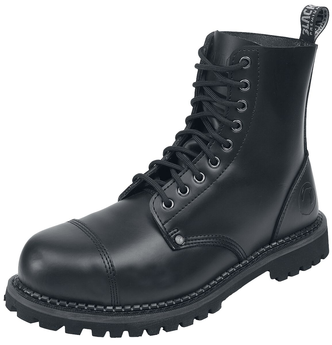 Bottes  de Black Premium by EMP - Bottines Noires Lacées - EU38 - pour Unisexe - noir - Black Premium by EMP