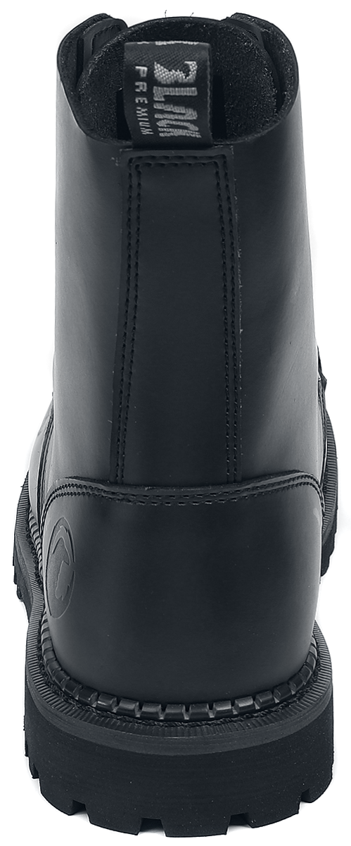Bottes  de Black Premium by EMP - Bottines Noires Lacées - EU38 - pour Unisexe - noir - Black Premium by EMP - View 2