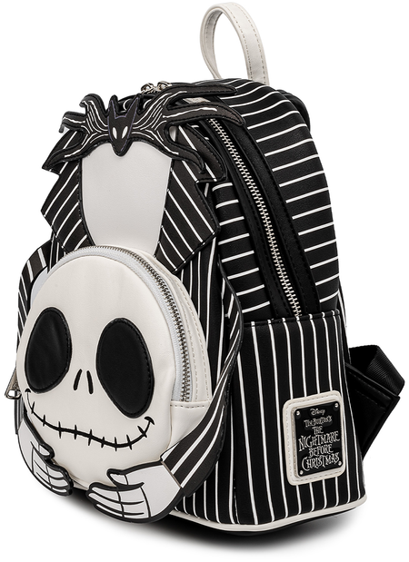 Mini Sac À Dos Disney de L'Étrange Noël De Monsieur Jack - Loungefly - Jack Sans Tête - pour Femme - noir/blanc - L'Étrange Noël De Monsieur Jack - View 2