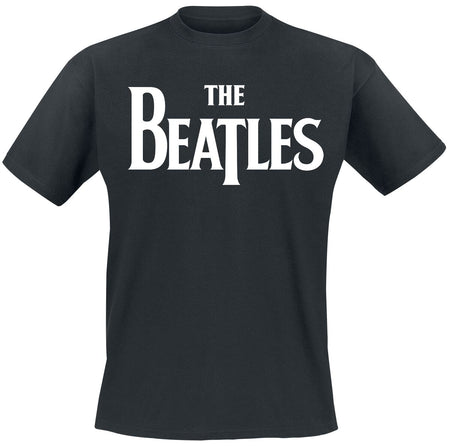 T-Shirt Manches courtes  de The Beatles - Logo - S à XXL - pour Homme - noir - The Beatles