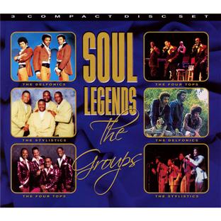 Soul legends the Delfonics the Stylistics the Four Tops - Front Cover