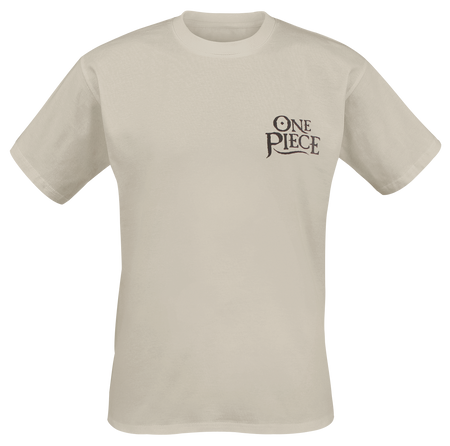 T-Shirt Manches courtes  de One Piece - Wanted - S à XXL - pour Unisexe - sable - One Piece - View 2