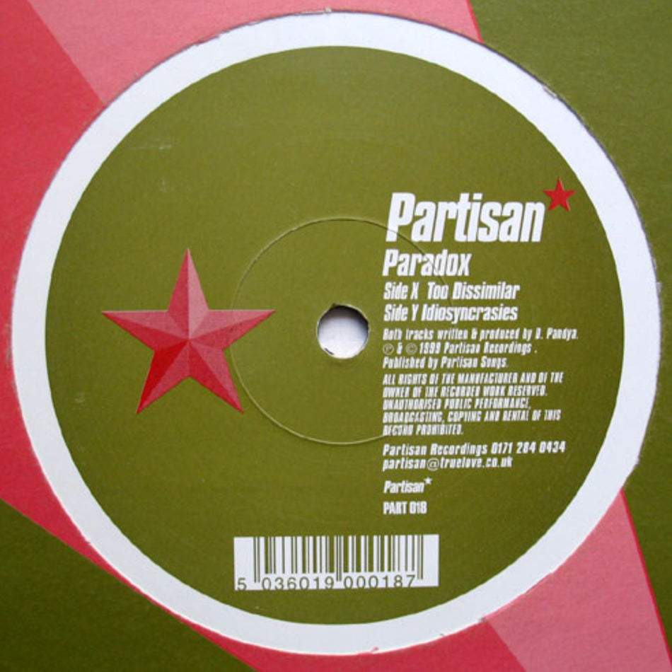 TOO DISSIMILAR/IDIOSYNCRASIES - Front Cover