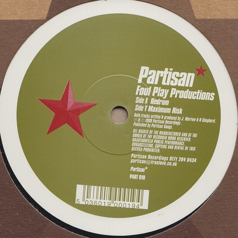 REDRUM/MAXIMUM RISK - Front Cover