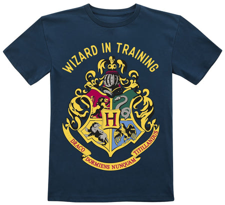 T-shirt  de Harry Potter - Enfants - Wizard In Training - 104 à 164 - pour filles & garçonse - bleu foncé - Harry Potter
