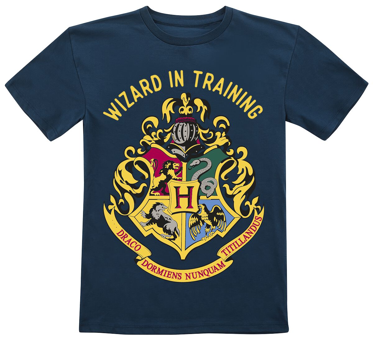 T-shirt  de Harry Potter - Enfants - Wizard In Training - 104 à 164 - pour filles & garçonse - bleu foncé - Harry Potter