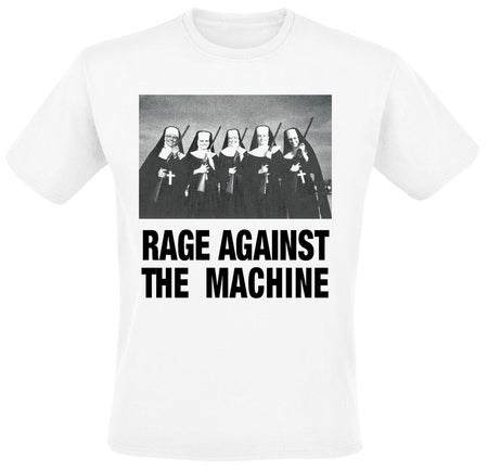 T-Shirt Manches courtes  de Rage Against The Machine - Nuns And Guns - S à M - pour Homme - blanc - Rage Against The Machine