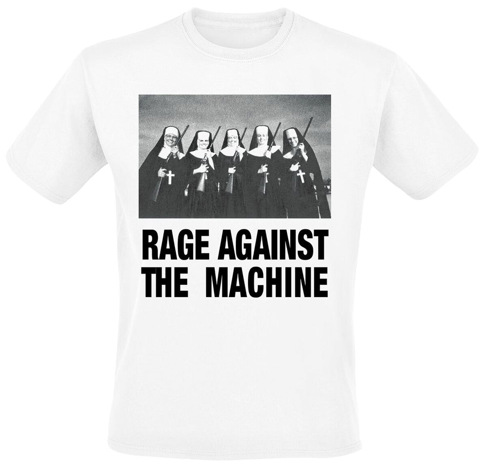 T-Shirt Manches courtes  de Rage Against The Machine - Nuns And Guns - S à M - pour Homme - blanc - Rage Against The Machine