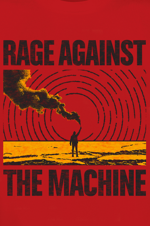 T-Shirt Manches courtes  de Rage Against The Machine - Smoke Signal - S à XXL - pour Homme - rouge - Rage Against The Machine - View 2