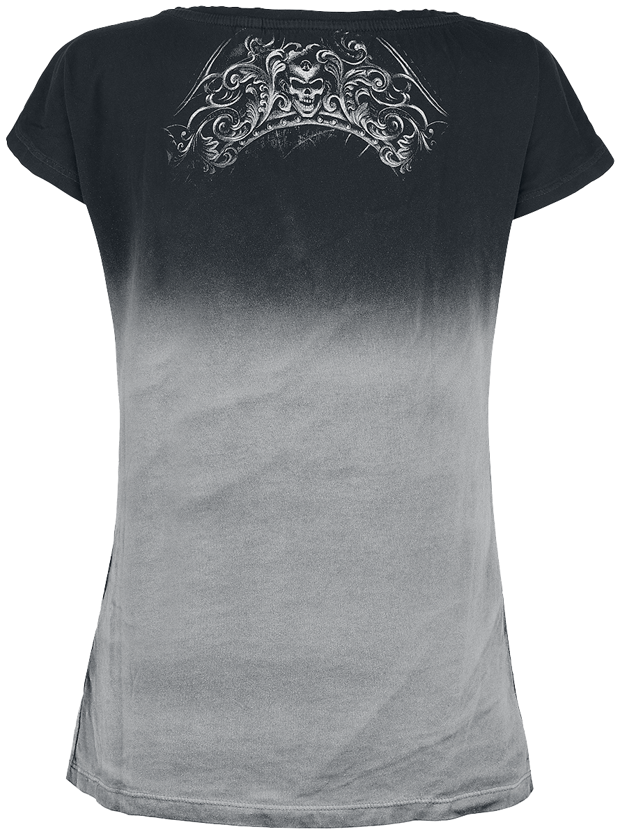 T-Shirt Manches courtes  de Alchemy England - Saint Levantius - S à 4XL - pour Femme - gris - Alchemy England - View 2