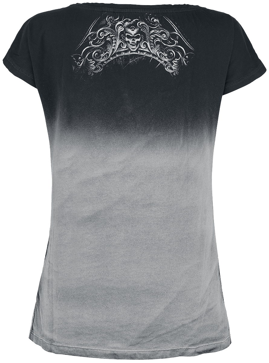 T-Shirt Manches courtes  de Alchemy England - Saint Levantius - S à 4XL - pour Femme - gris - Alchemy England - View 2