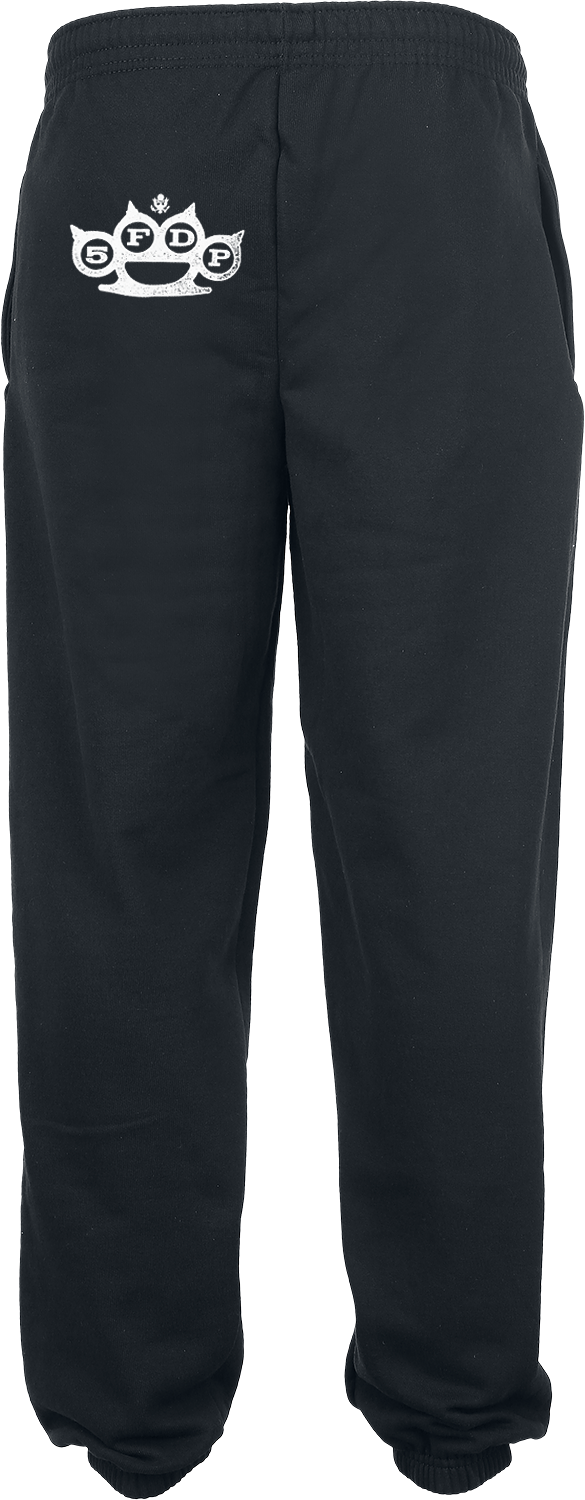 Bas de survêtement  de Five Finger Death Punch - Knuckles - S à XXL - pour Homme - noir - Five Finger Death Punch - View 2