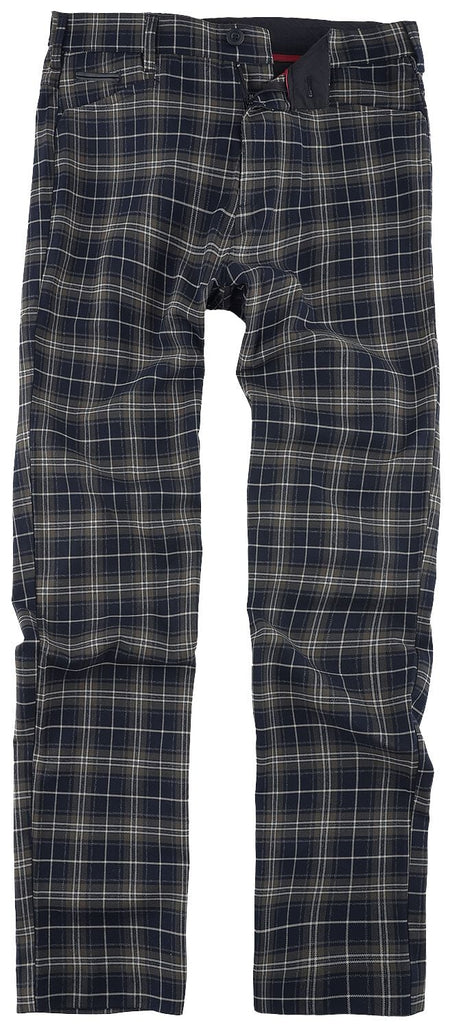 Chino  de Chet Rock - Pantalon Skinny - W30L32 à W38L34 - pour Homme - noir/vert - Chet Rock
