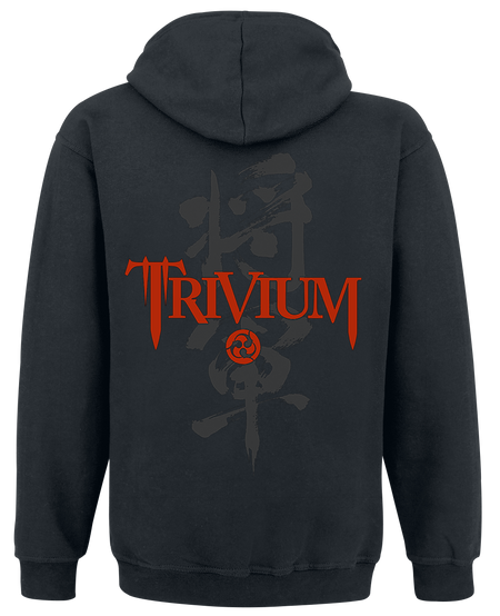 Sweat-shirt à capuche  de Trivium - Shogun Kanji Remix - S à XXL - pour Homme - noir - Trivium - View 2