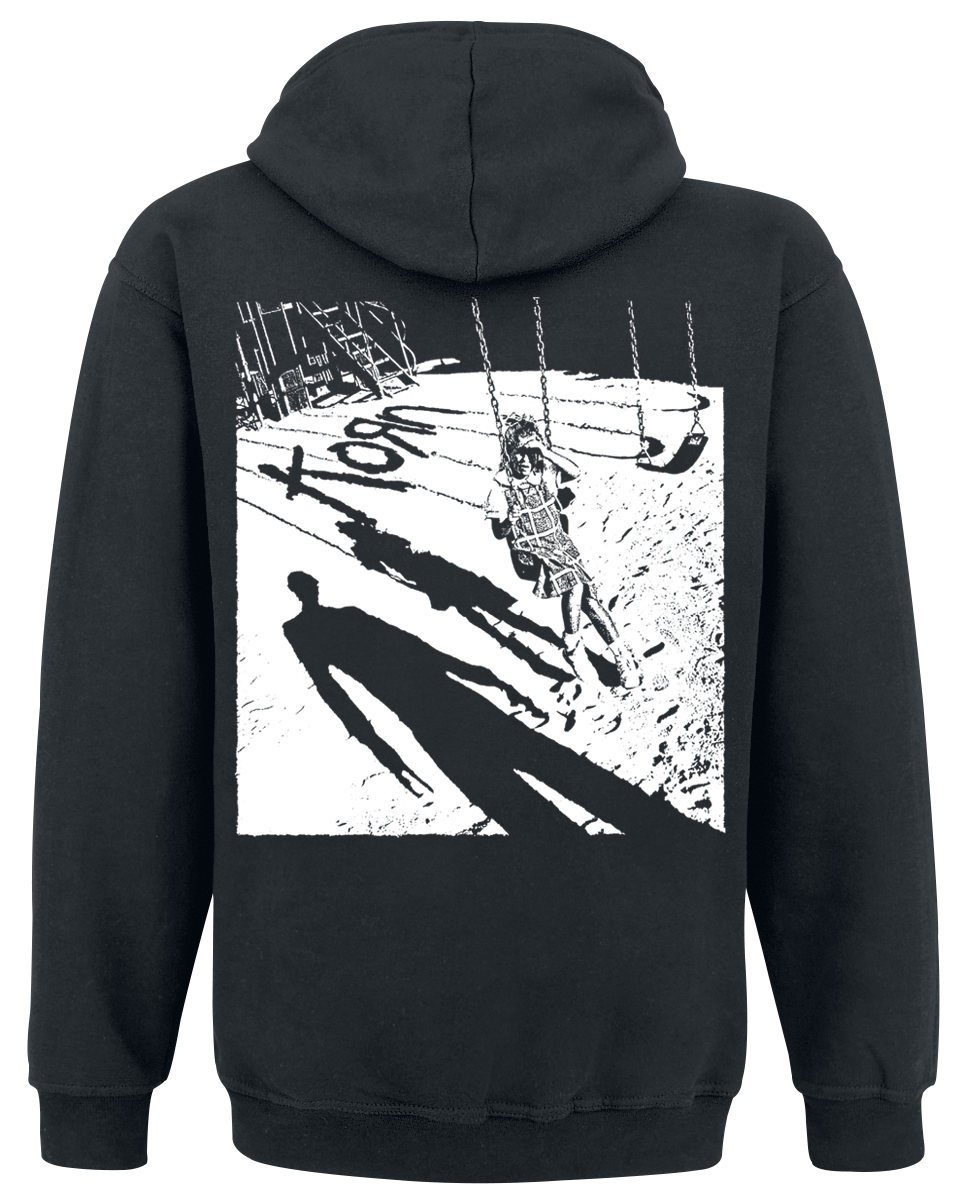 Sweat-shirt à capuche  de Korn - Playground Shadow - S à XXL - pour Homme - noir - Korn - View 2
