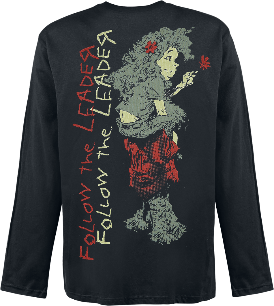 T-shirt manches longues  de Korn - Walkman - S à XL - pour Homme - noir - Korn - View 2