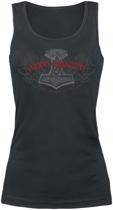 Top  de Amon Amarth - Hammer - S à XXL - pour Femme - noir - Amon Amarth