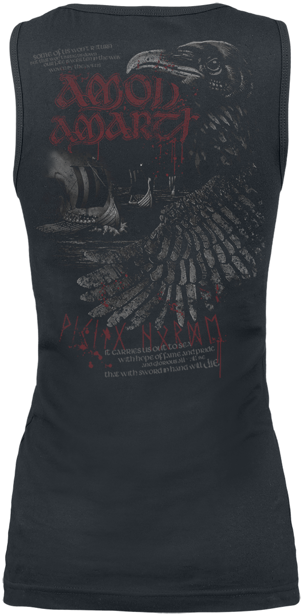 Top  de Amon Amarth - Hammer - S à XXL - pour Femme - noir - Amon Amarth - View 2