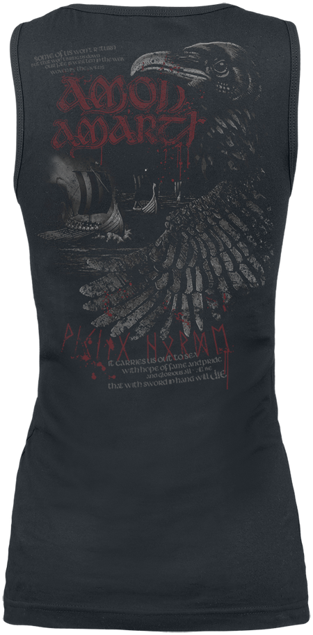 Top  de Amon Amarth - Hammer - S à XXL - pour Femme - noir - Amon Amarth - View 2