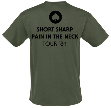 T-Shirt Manches courtes  de Motörhead - Hammersmith Short Sharp Pain - S à XXL - pour Homme - kaki - Motörhead - View 2