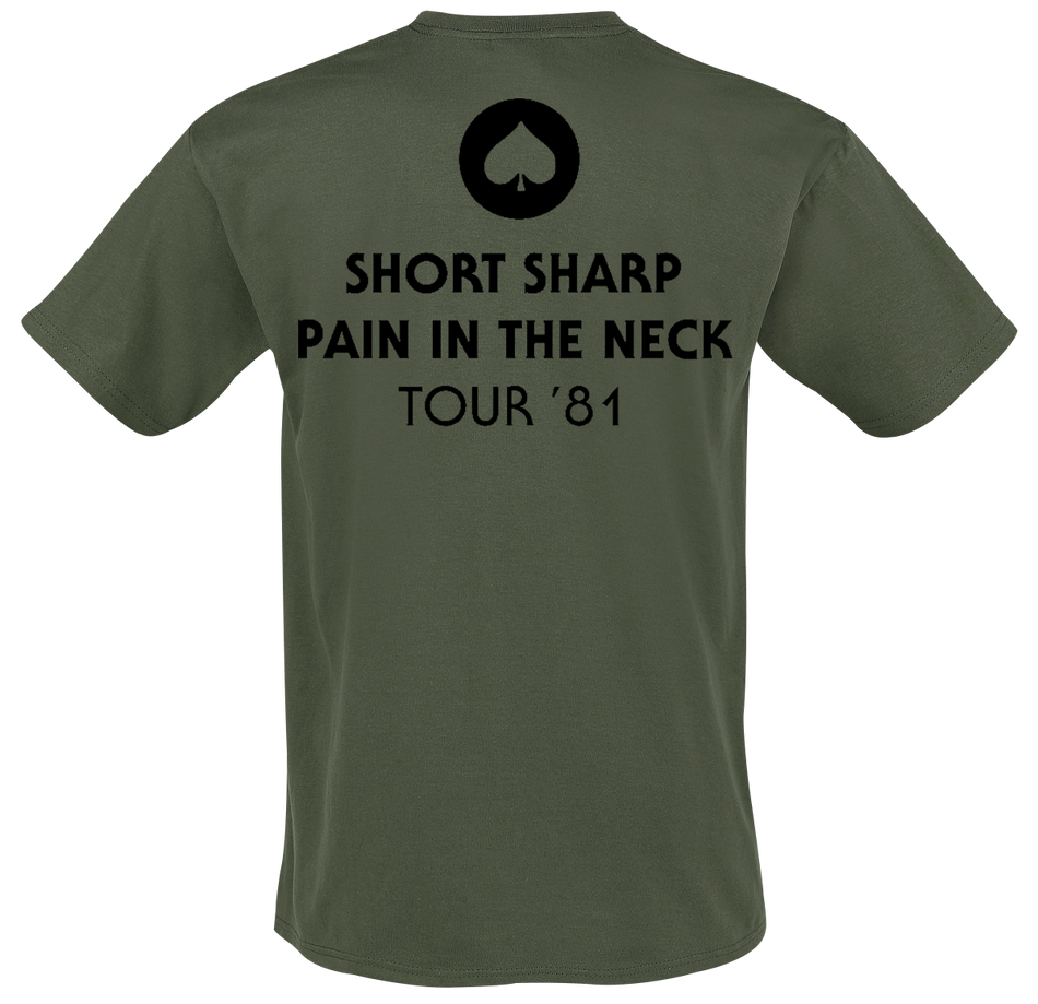 T-Shirt Manches courtes  de Motörhead - Hammersmith Short Sharp Pain - S à XXL - pour Homme - kaki - Motörhead - View 2