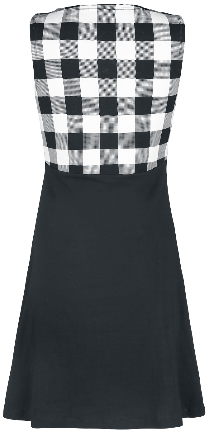 Robe courte Rockabilly de Rock Rebel by EMP - Robe Look Rockabella - S à XXL - pour Femme - noir/blanc - Rock Rebel by EMP - View 2