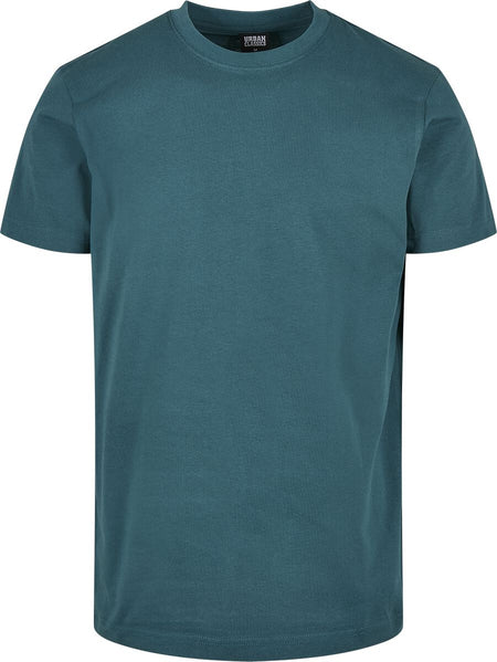 T-Shirt Manches courtes  de Urban Classics - T-Shirt Basique - S à XXL - pour Homme - bleu/vert - Urban Classics