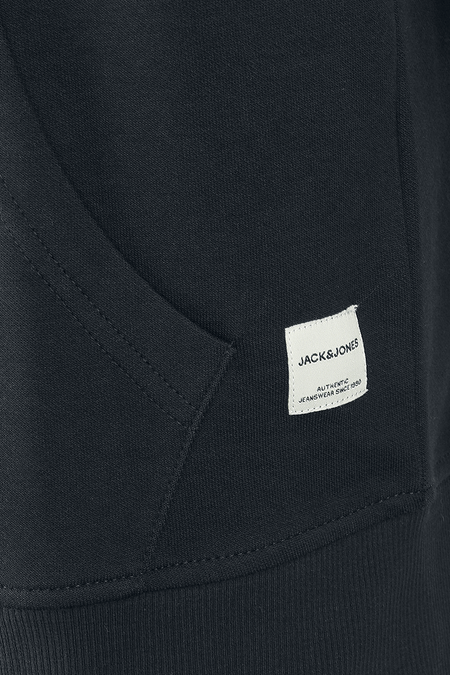 Sweat-shirt zippé à capuche  de Jack & Jones - JJEBASIC - S à XXL - pour Homme - noir - jack & jones - View 2