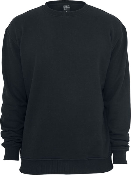 Sweat-shirt  de Urban Classics - Sweat Ras-Du-Cou - L à XXL - pour Homme - noir - Urban Classics