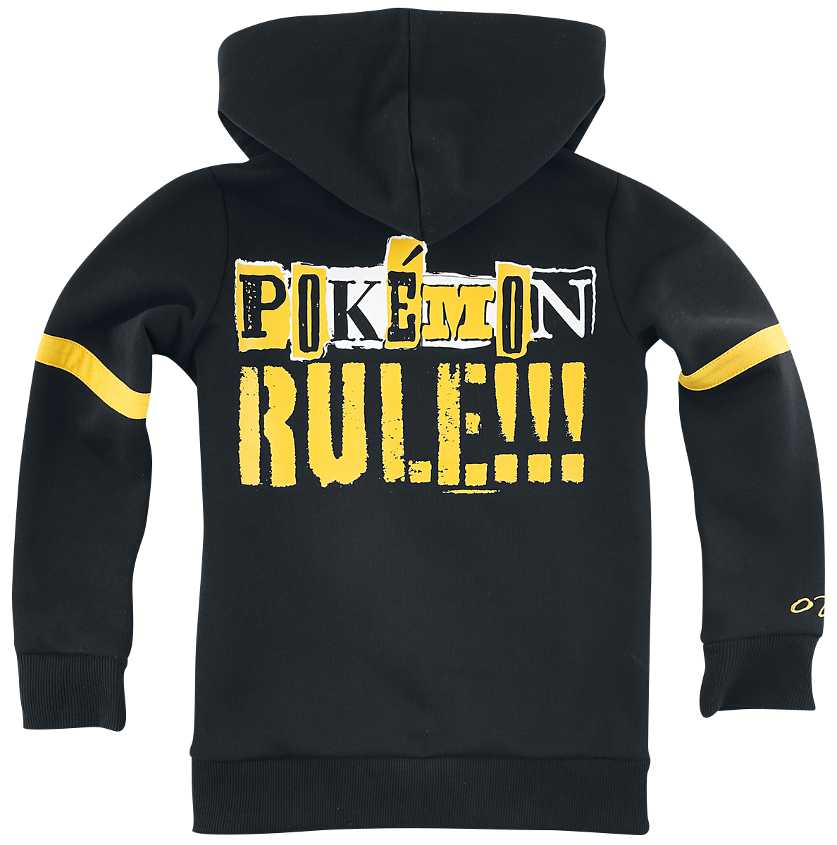 Sweat-Shirt à capuche Gaming de Pokémon - Enfants - Pikachu - Rocks - 110/116 à 158/164 - pour Enfants - noir/jaune - Pokémon - View 2