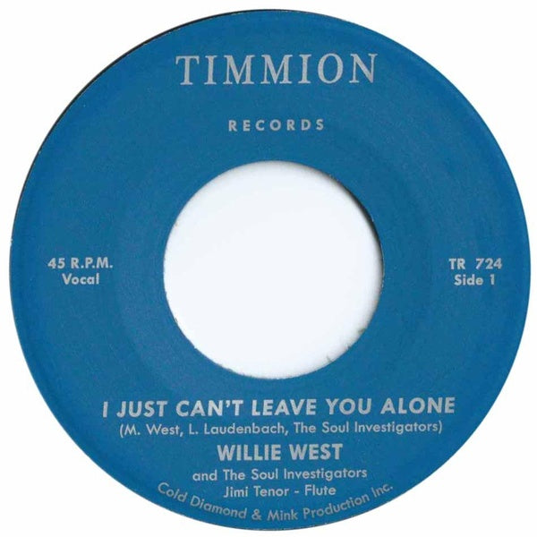 I Just Can'T Leave You Alone + I Just Can'T Leave You Alone (Instrumental) - Front Cover