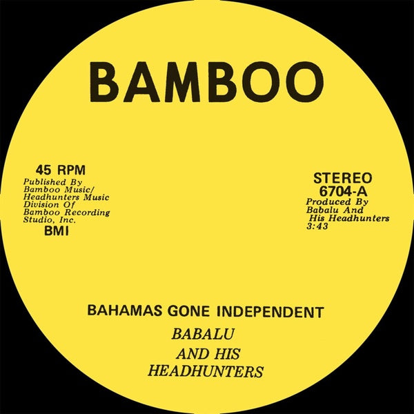 Bahamas Gone Independent - Calypso Funk - Front Cover