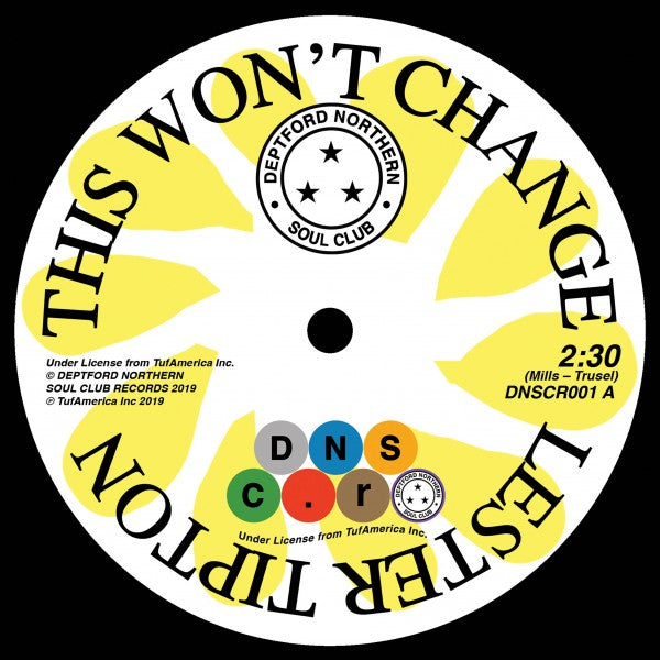 This Won't Change/Baby Don't You Weep - Front Cover