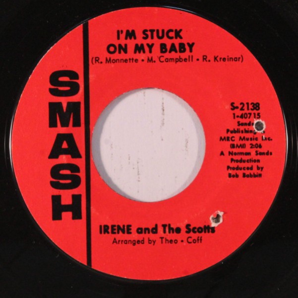 I'm Stuck On My Baby/Indian Giver - Front Cover
