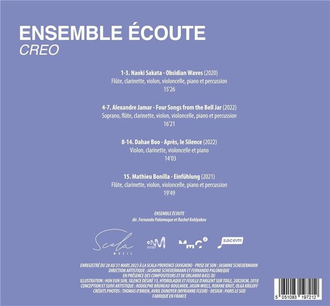 Ensemble Écoute: Creo - Front Cover