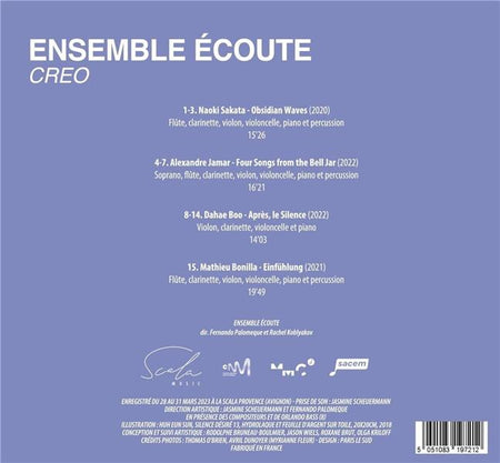 Ensemble Écoute: Creo - Front Cover