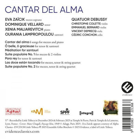 Cantar del alma - Front Cover