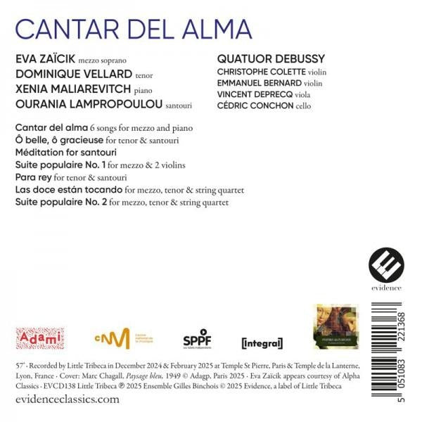 Cantar del alma - Front Cover