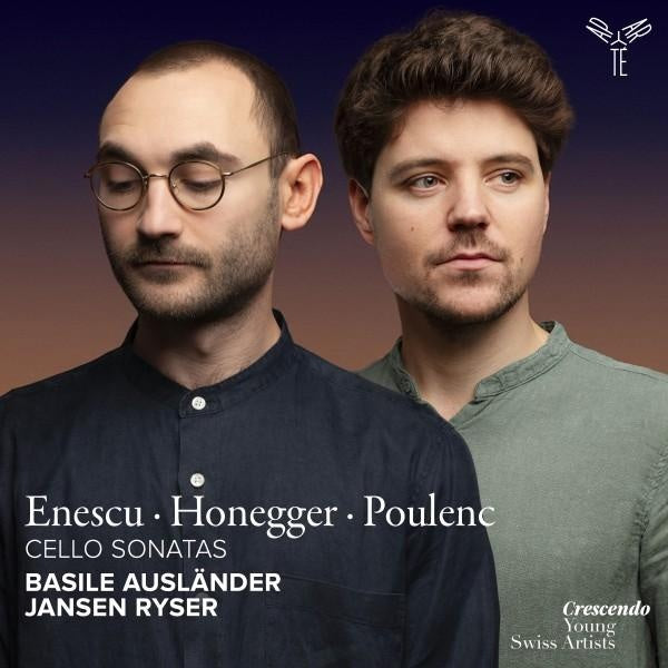 Enescu Honegger Poulenc Cello Sonat - Front Cover