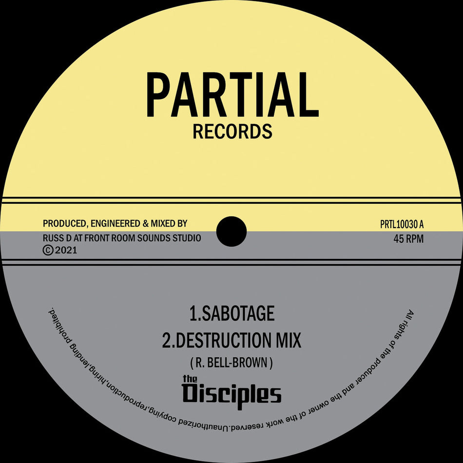 Sabotage - Front Cover